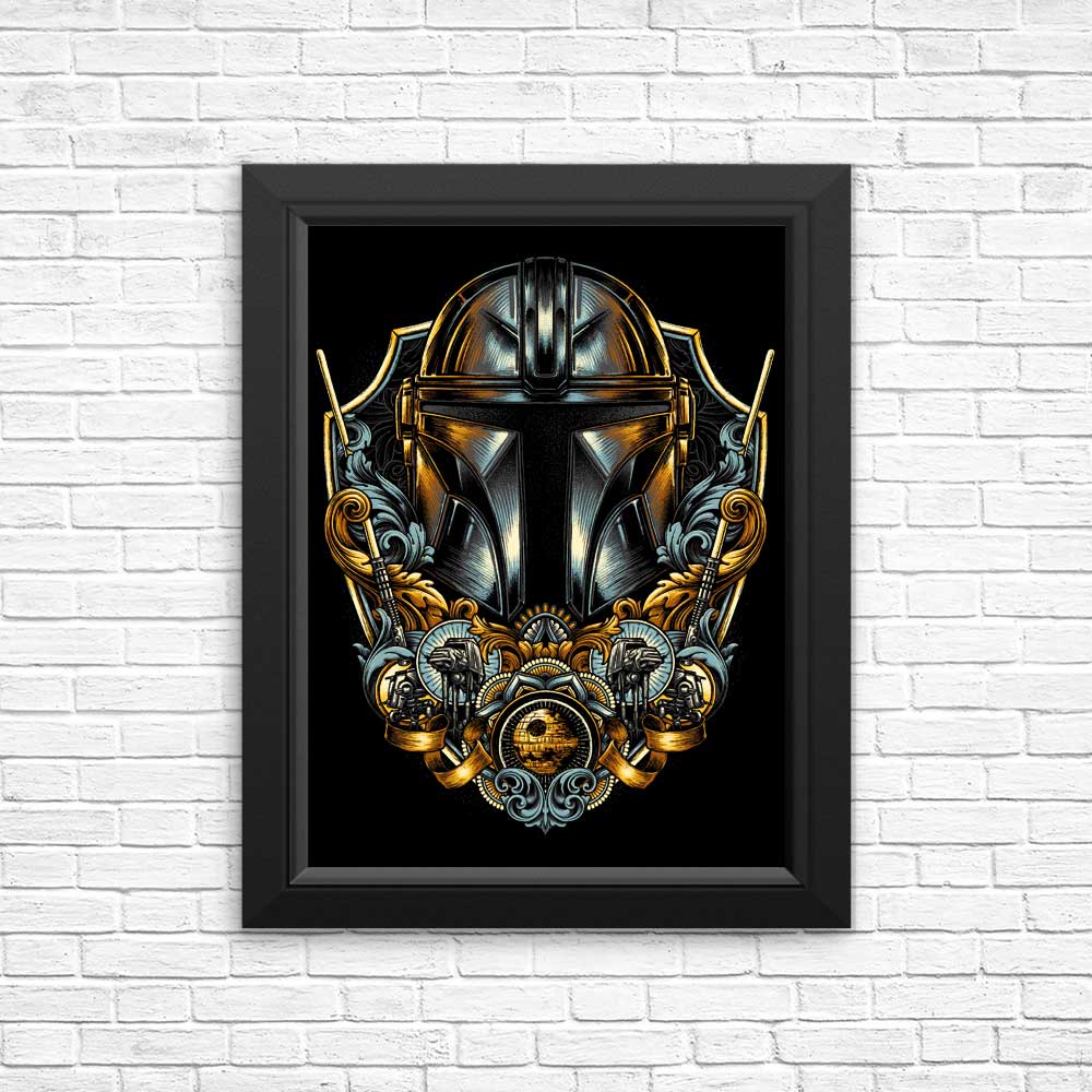 High - quality 'Emblem of the Hunter' Posters and Prints by Glitchygorilla