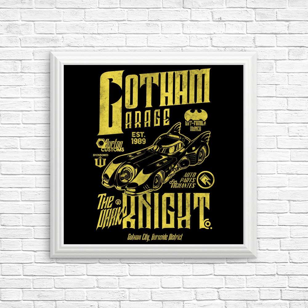 Unique Gotham Garage - High - Quality Posters and Prints