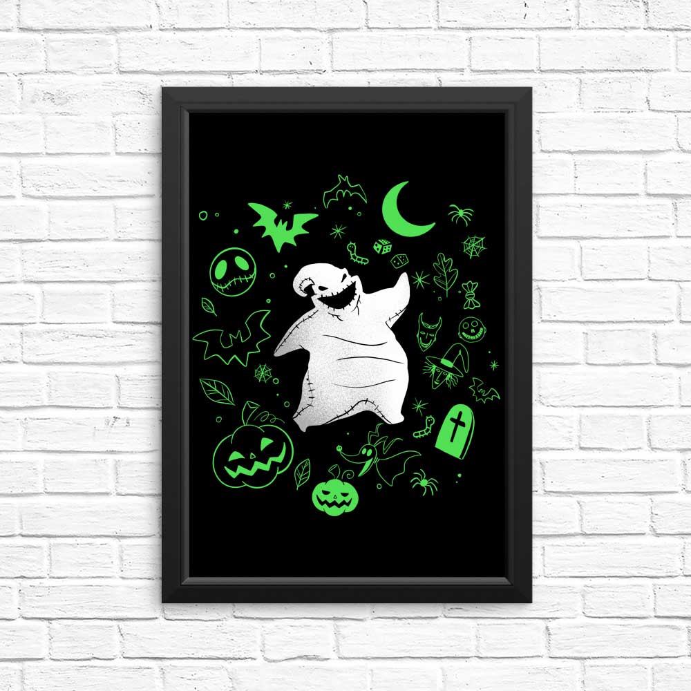 High - Quality Boogie Man Doodle Posters and Prints by Alemaglia