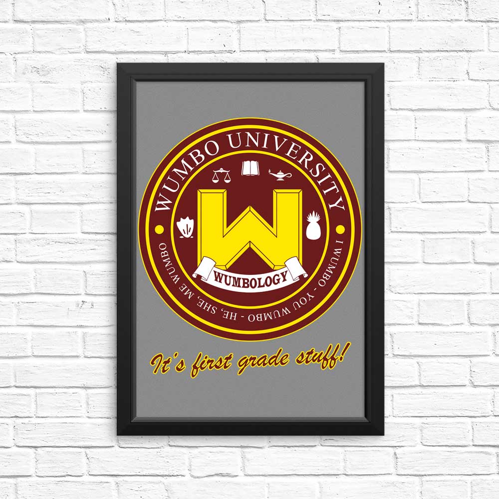 Poster and Print Collection from Wumbo University