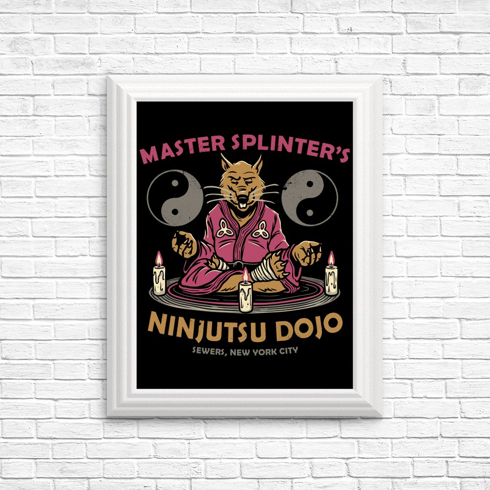 Unique Splinter's Dojo Posters and Prints by Glitchygorilla