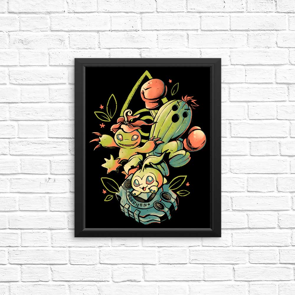 Digital Cactus Evolution - High - Quality Posters and Prints