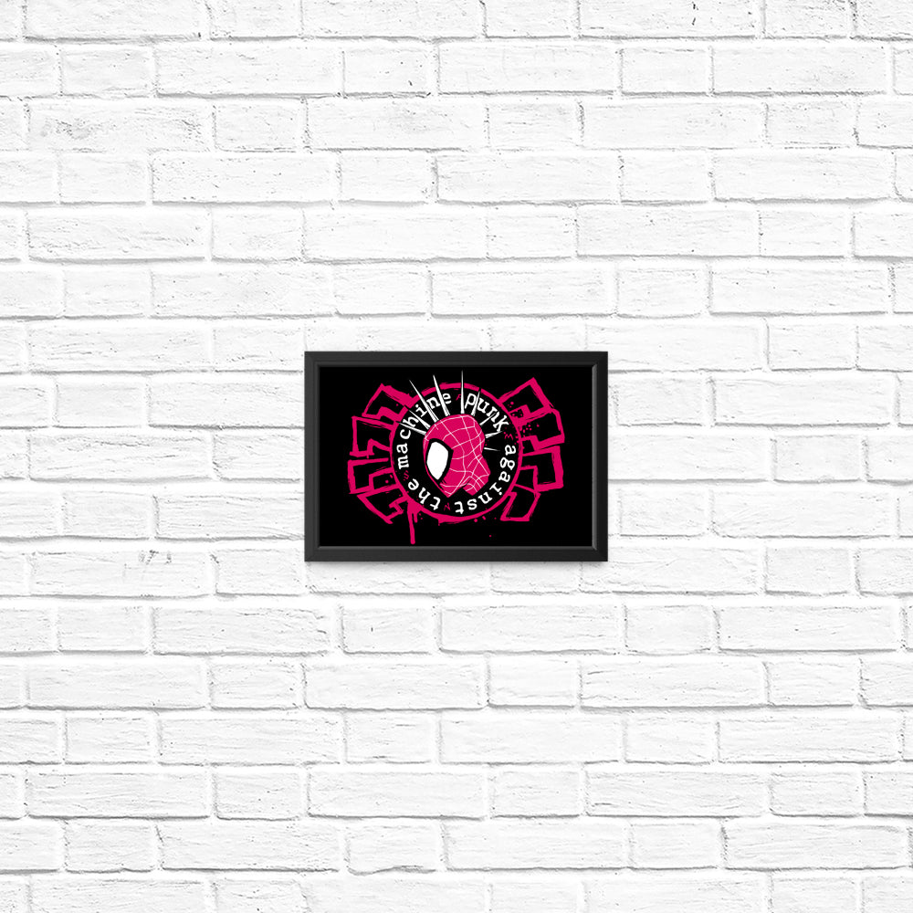 Rebellious Punk Against the Machine Art - High - Quality Posters and Prints