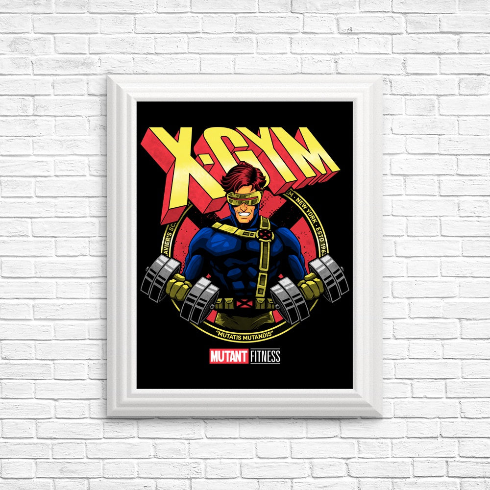 High - quality Optic X - Gym Workout Posters and Prints
