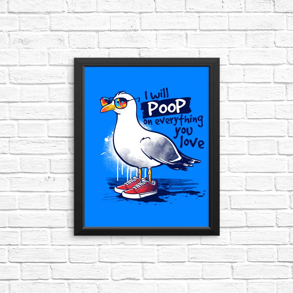 Seagull Love - Beautiful Wall Posters and Art Prints