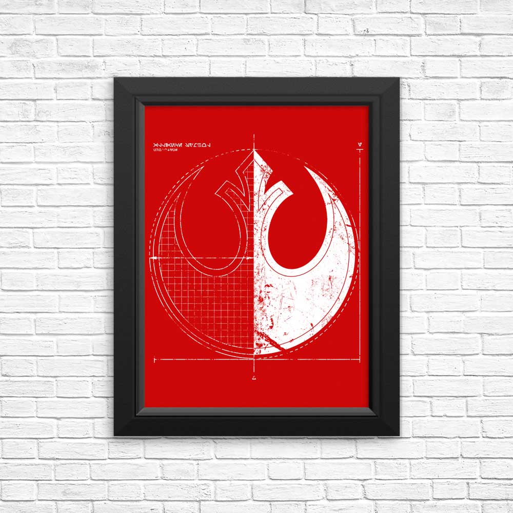 Rebellion Blueprint - High - Quality Posters and Prints