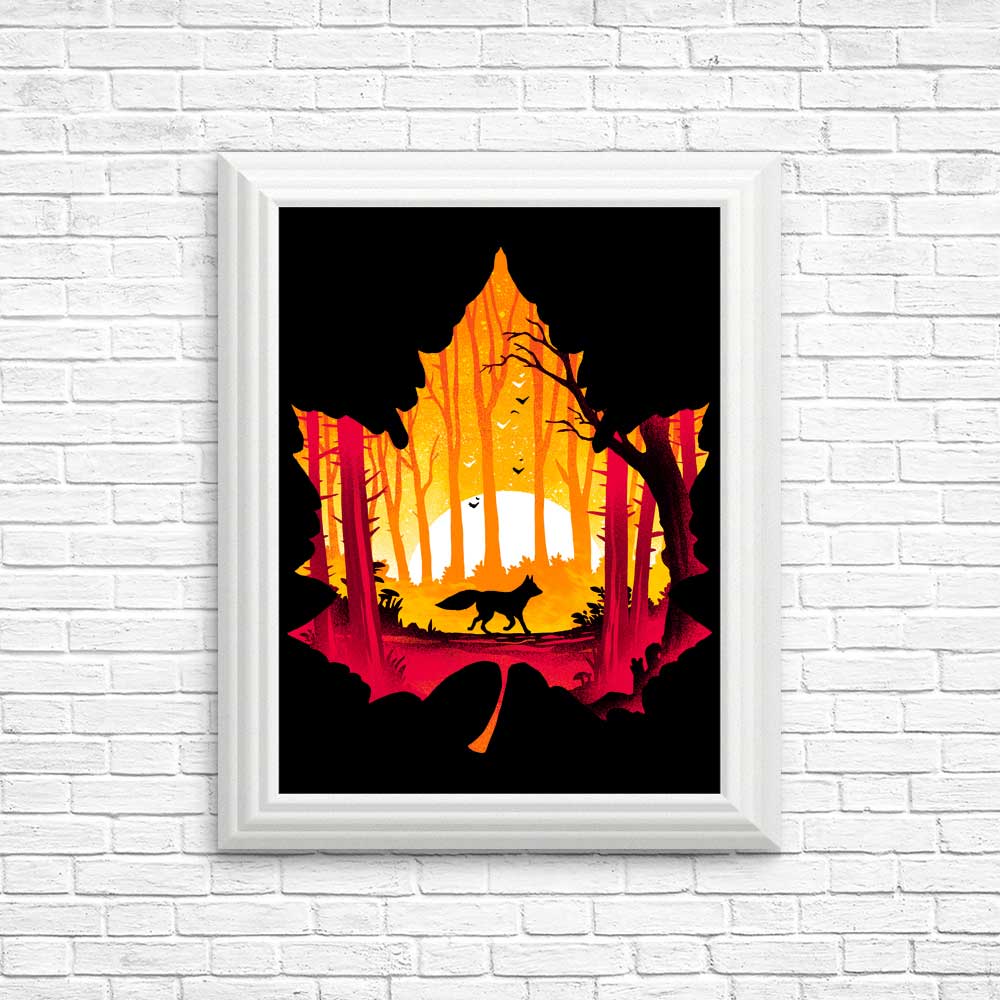 Alemaglia's Sunset Fox High - Quality Posters and Prints