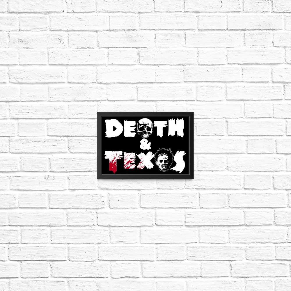 High - Quality 'Death and Texas' Posters & Prints for Your Decor