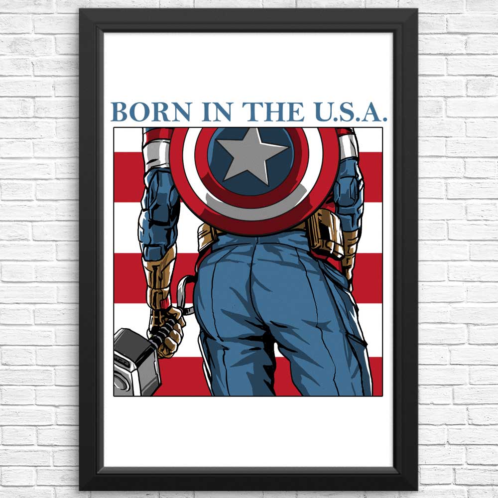 Born in the USA - High - Quality Wall Posters and Art Prints