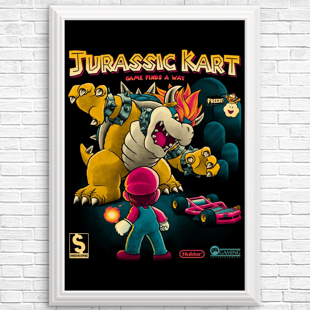 Unique Jurassic Kart Posters and Prints for Your Space