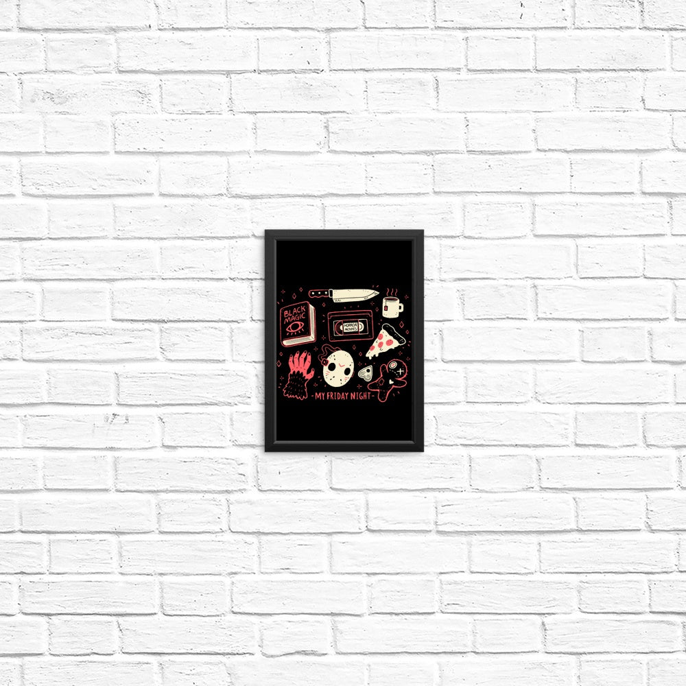 High - Quality 'My Friday Night' Posters and Prints for Your Space