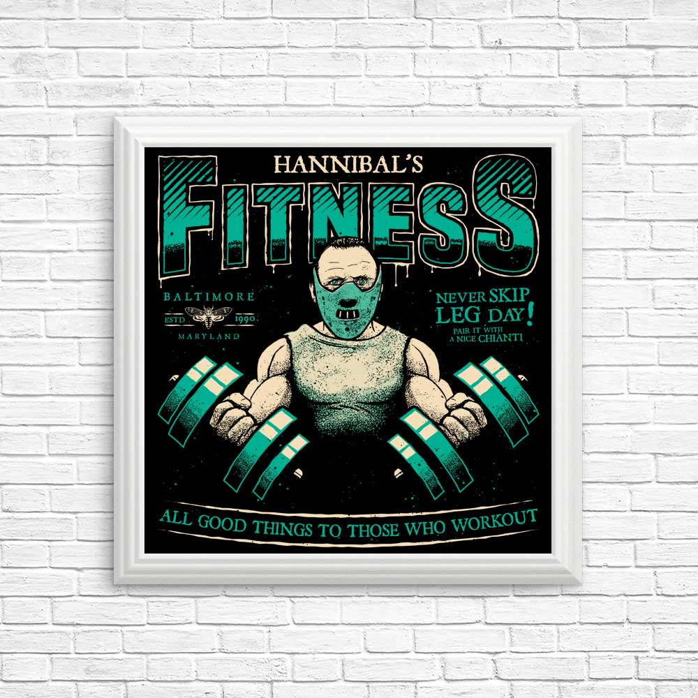 Cannibal Fitness - High - Quality Fitness Posters and Prints by Teesgeex