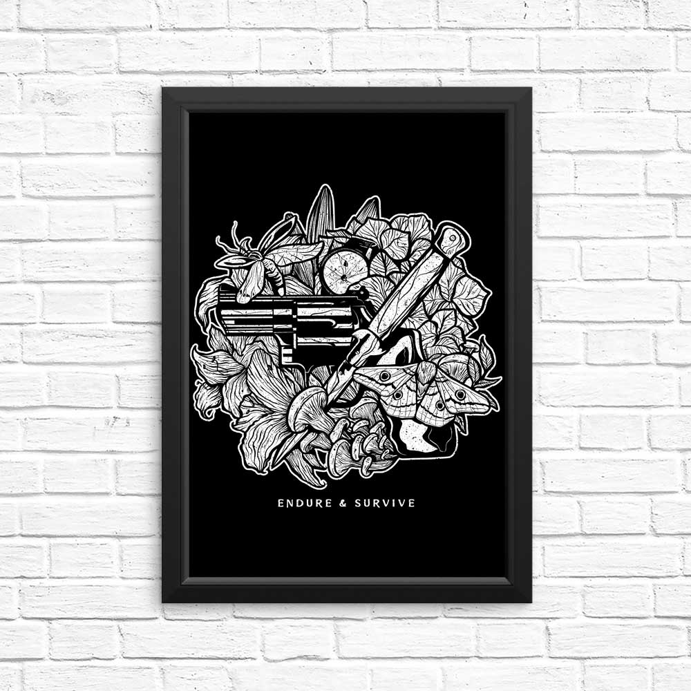 High - Quality 'Endure and Survive' Posters & Prints by Demonigote
