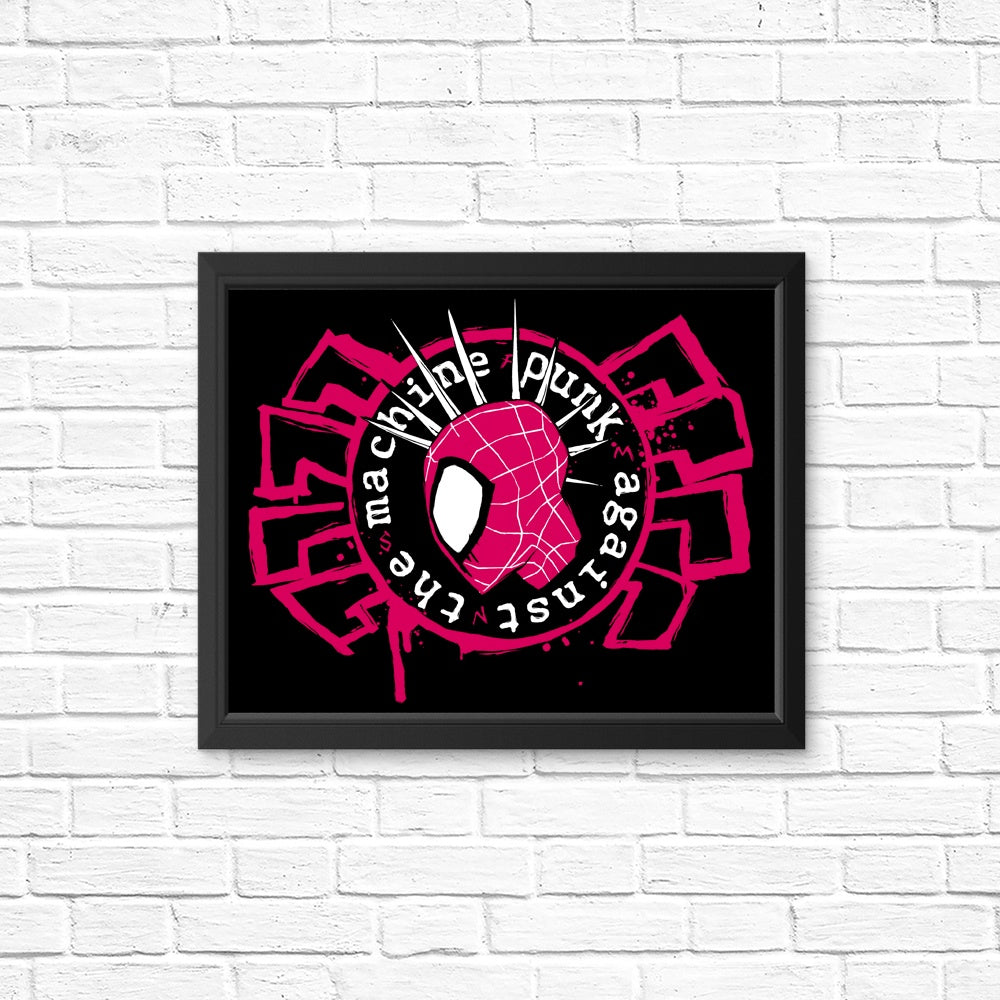 Rebellious Punk Against the Machine Art - High - Quality Posters and Prints