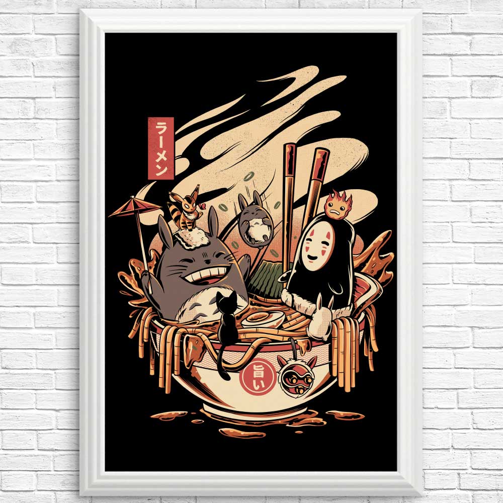 Vibrant Ramen Pool Party Posters and Prints