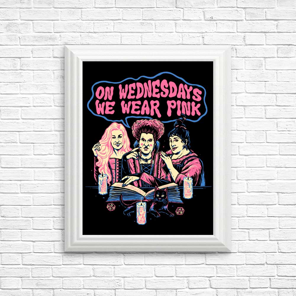 Enchanting 'Witches Wear Pink' Wall Posters and Prints