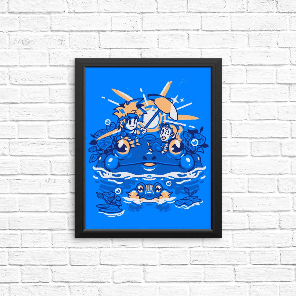Vibrant Hot Summer Swamp Posters and Prints for Home Decor