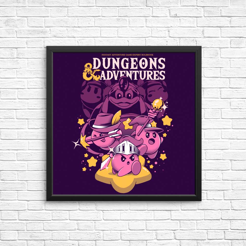High - Quality Dungeons and Adventures Posters & Prints