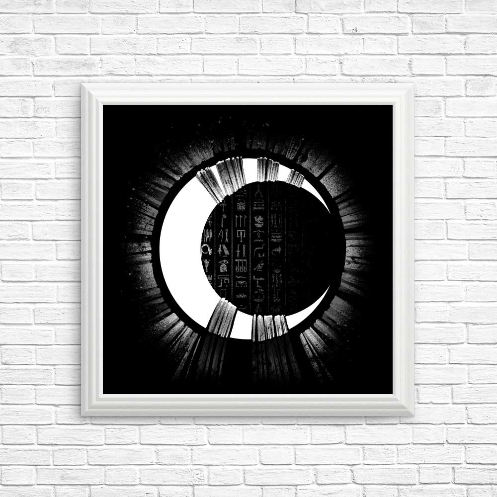 High - quality Moon Bust Posters and Prints from Alemaglia