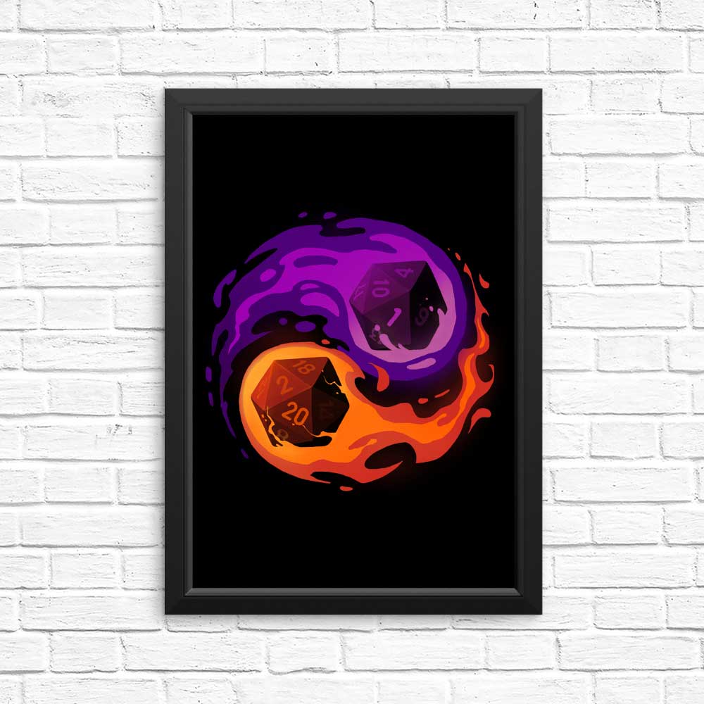 Dice Balance Art Posters and Prints