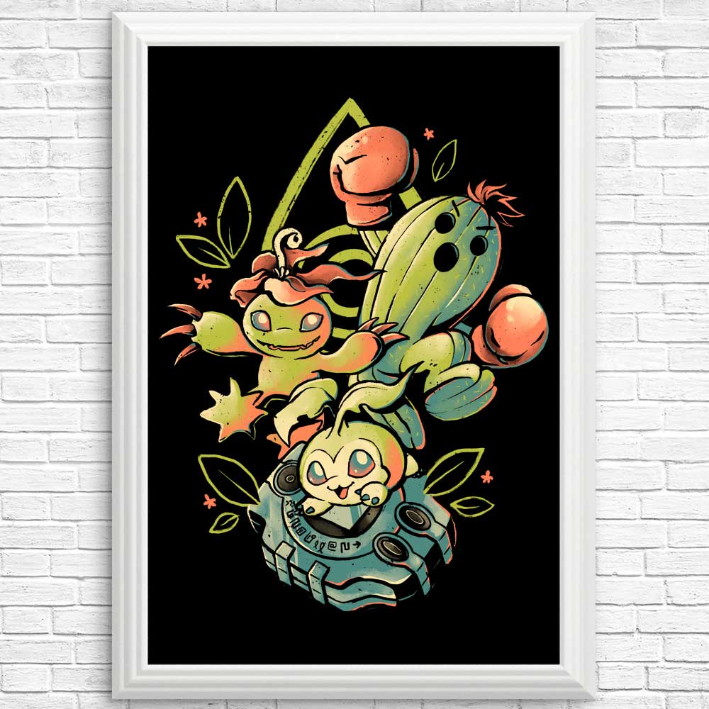 Digital Cactus Evolution - High - Quality Posters and Prints