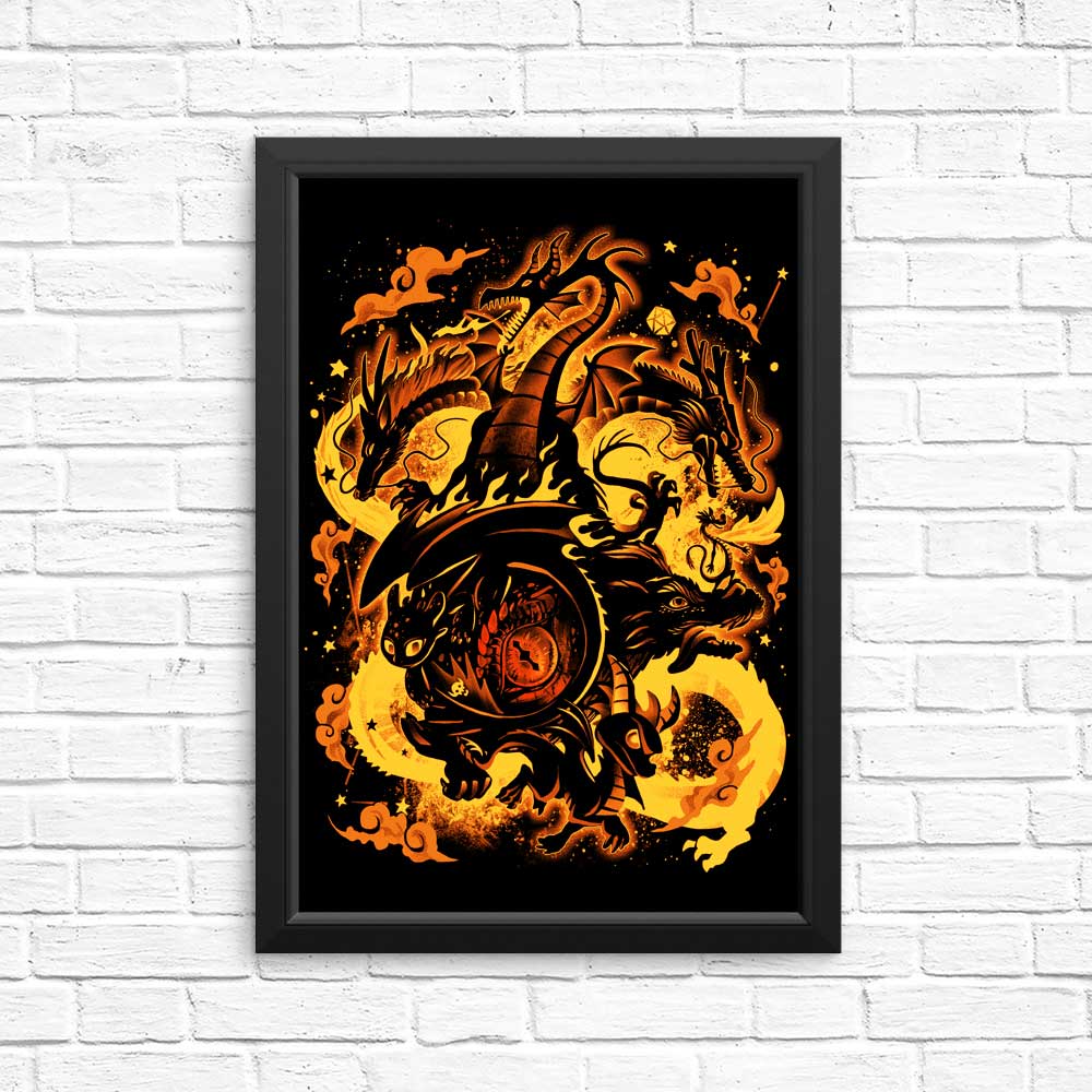 Dragon's Festival Wall Posters and Art Prints