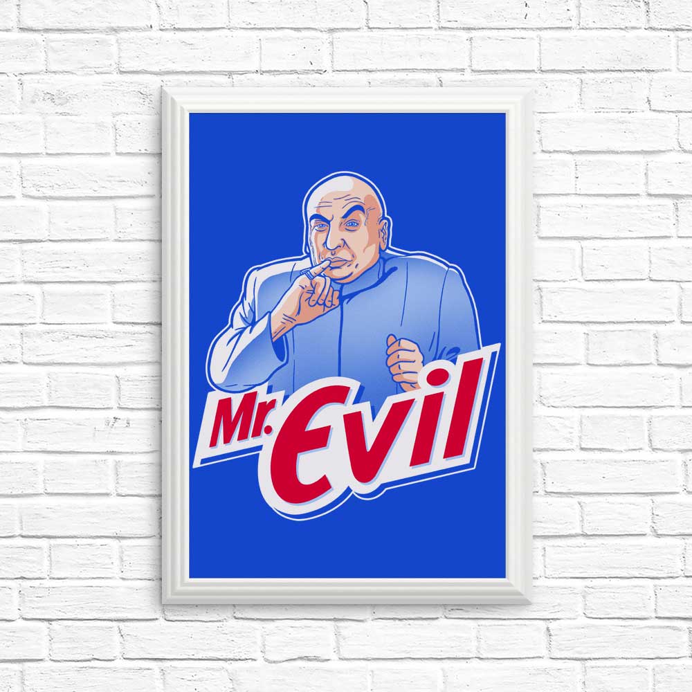 High - Quality 'Mr. Evil' Posters and Prints from Getsousa!
