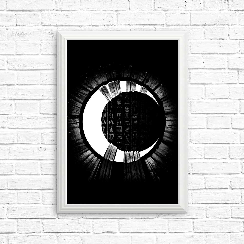 High - quality Moon Bust Posters and Prints from Alemaglia