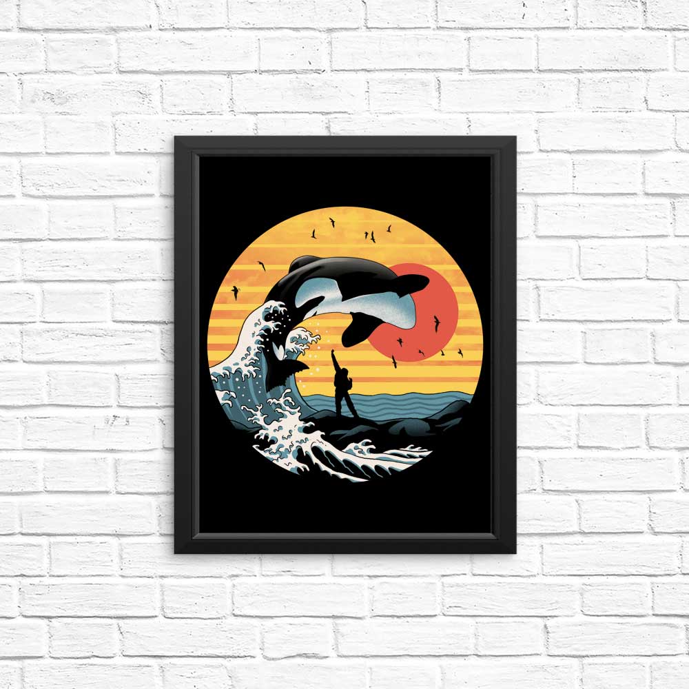High - Quality 'The Great Whale Off Kanagawa' Posters & Prints