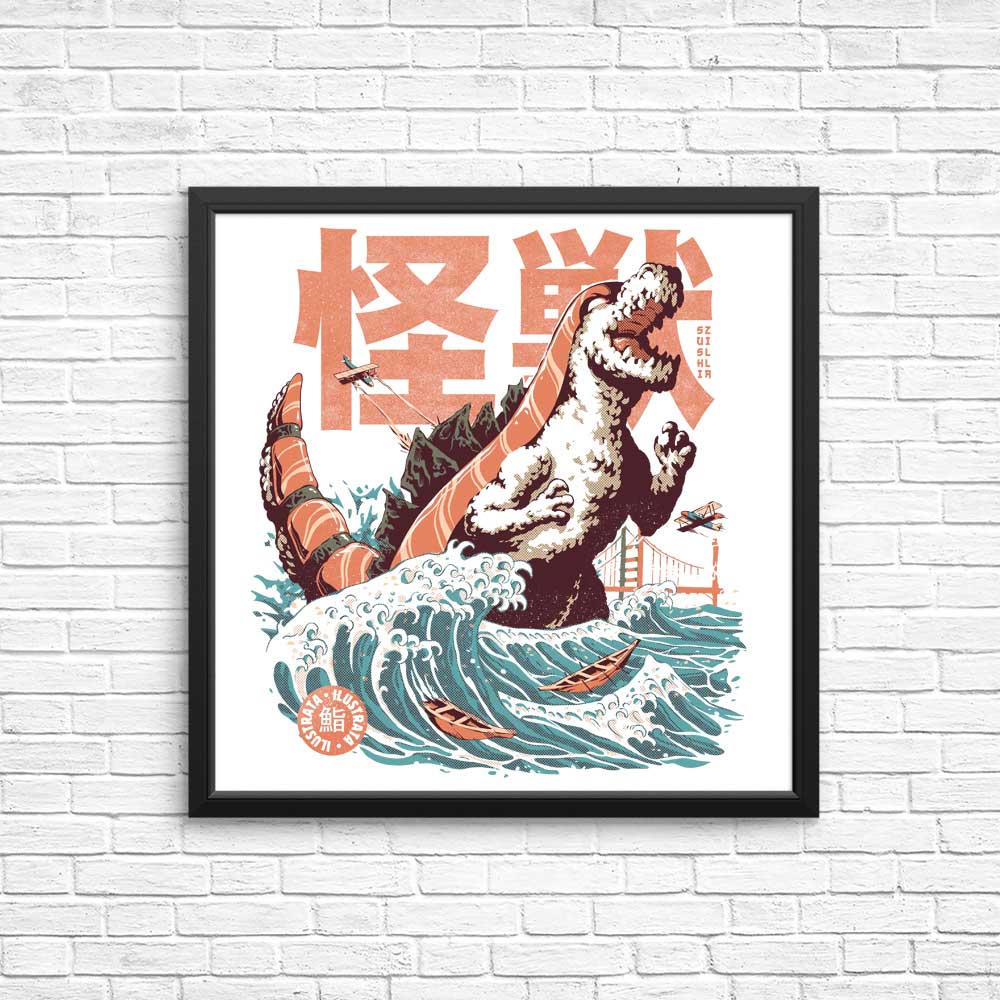 The Sushizilla - High - Quality Posters and Prints