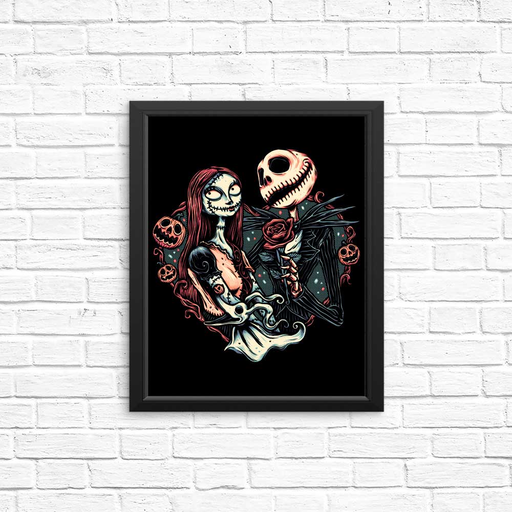 Skeletal Love - Artistic Posters and Prints