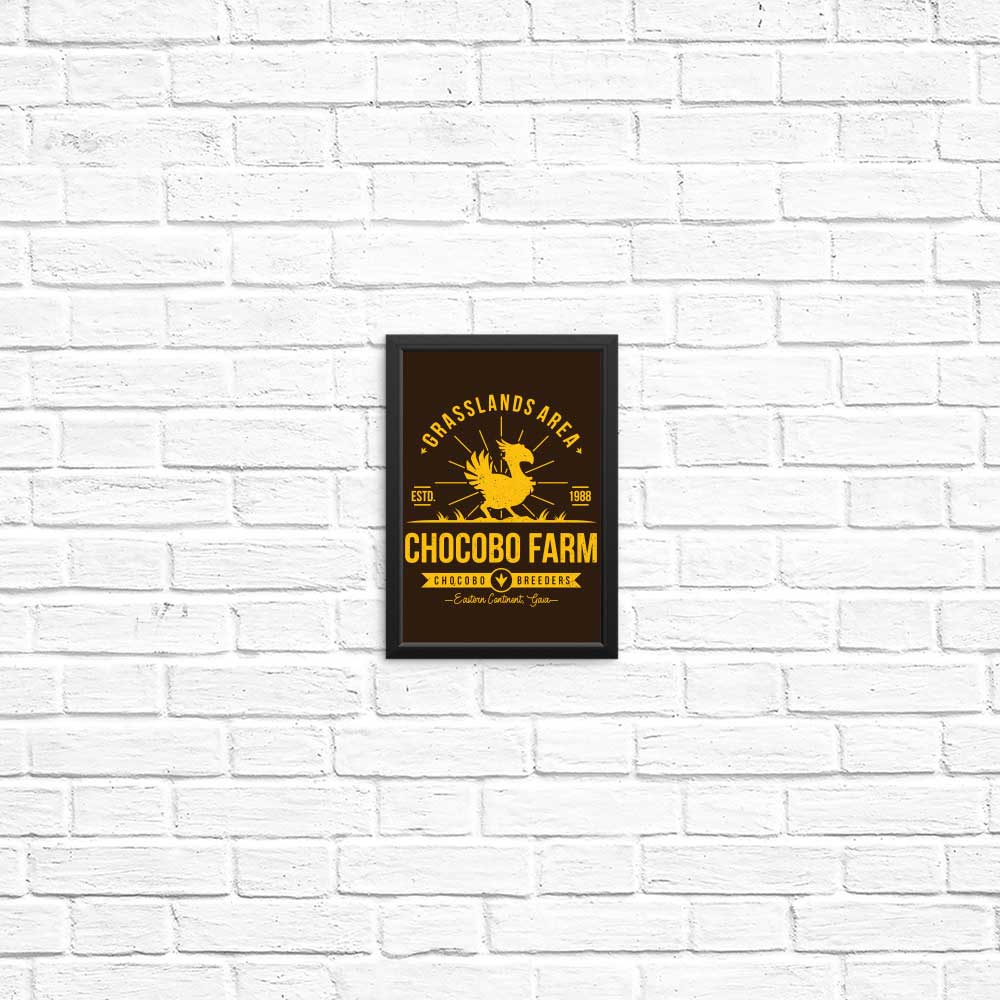 Alundrart Design's Chocobo Farm - High - Quality Posters & Prints