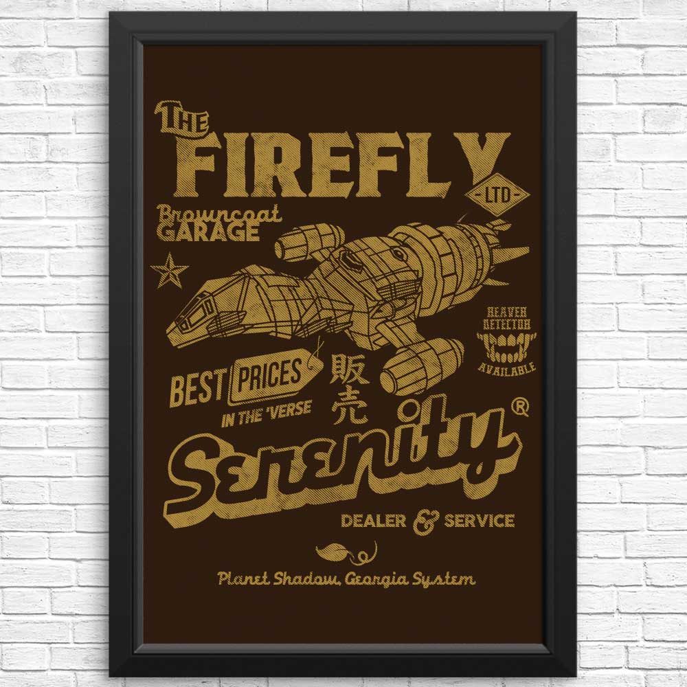 Firefly Garage Wall Decor - High - quality Posters and Prints