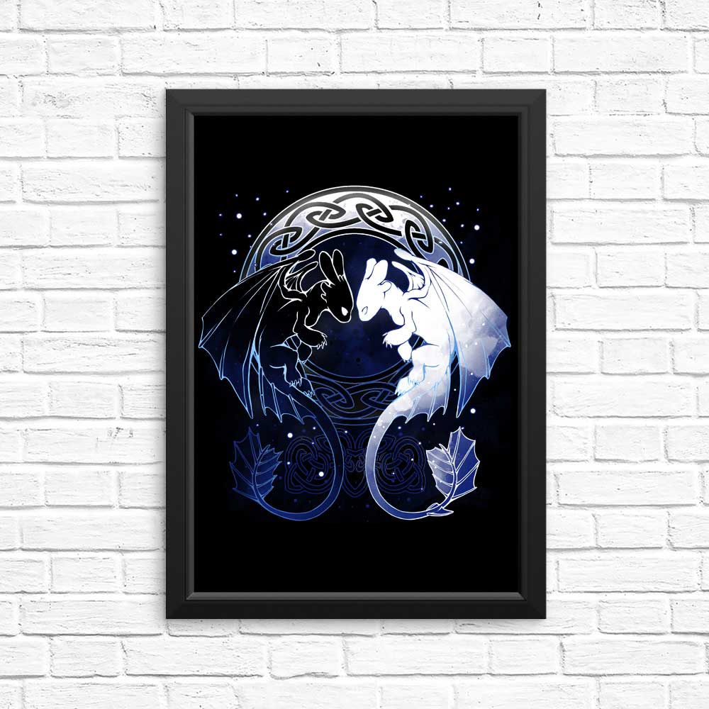 Exquisite Two Dragons Posters and Prints by xMorfina