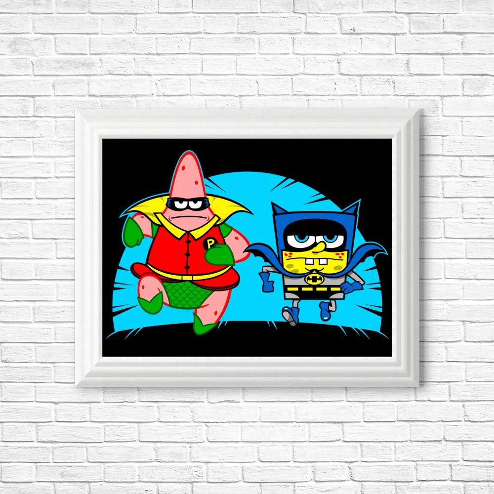 Wall Decor - Posters & Prints Featuring 'Who Lives In a Batcave Under the Sea' by Ryan Astle