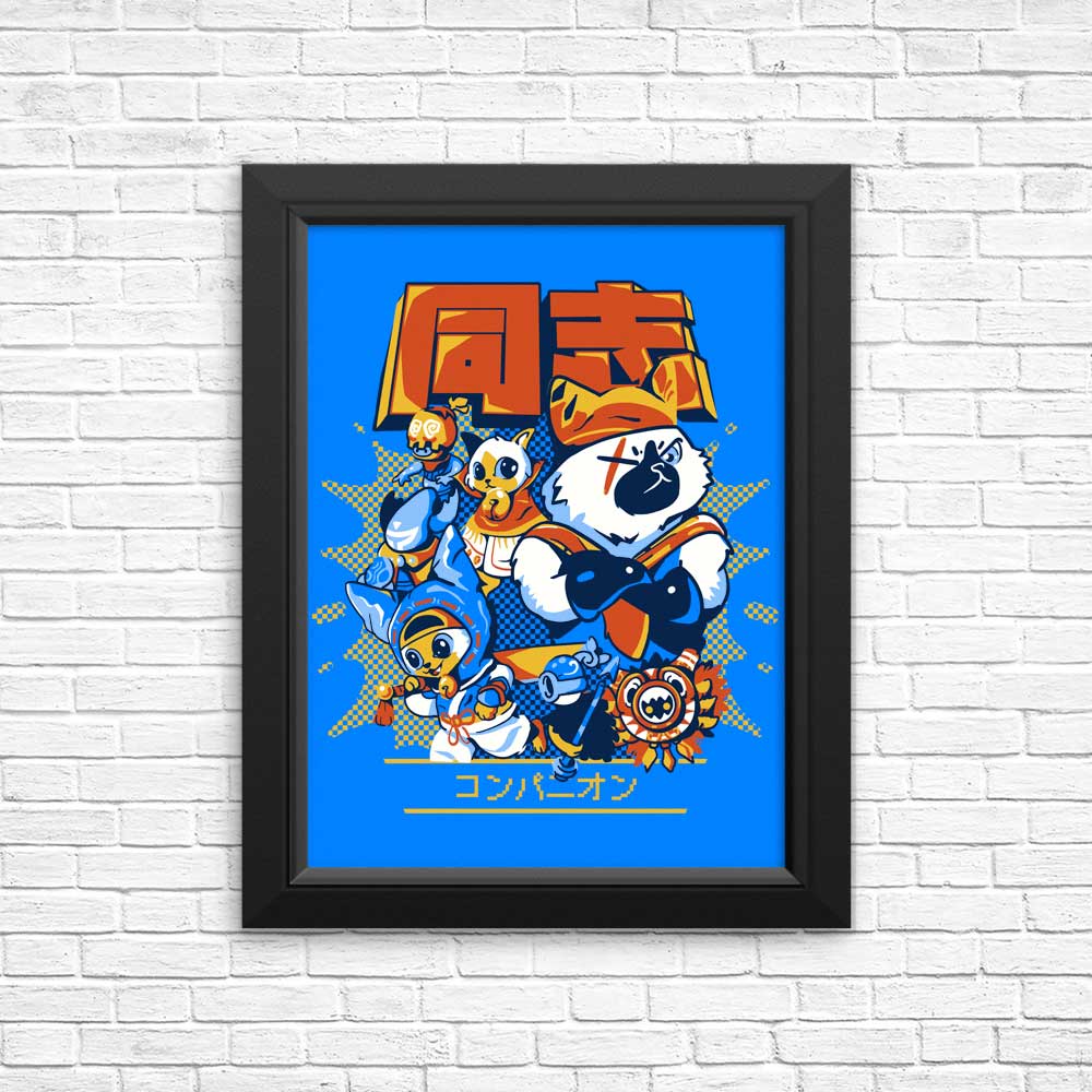 High - Quality Brave Companions Posters & Prints by Sketchdemao