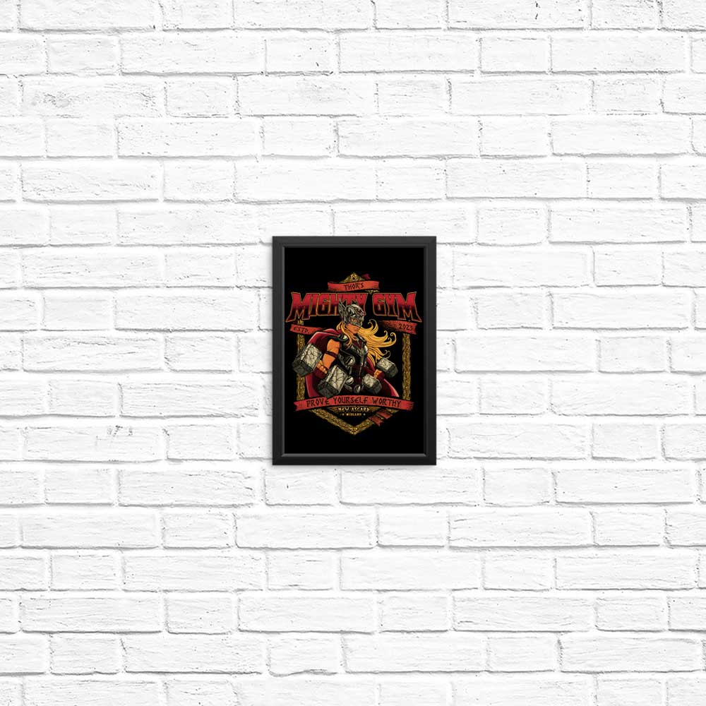 Mighty Gym Inspiring Wall Art - High - Quality Posters and Prints