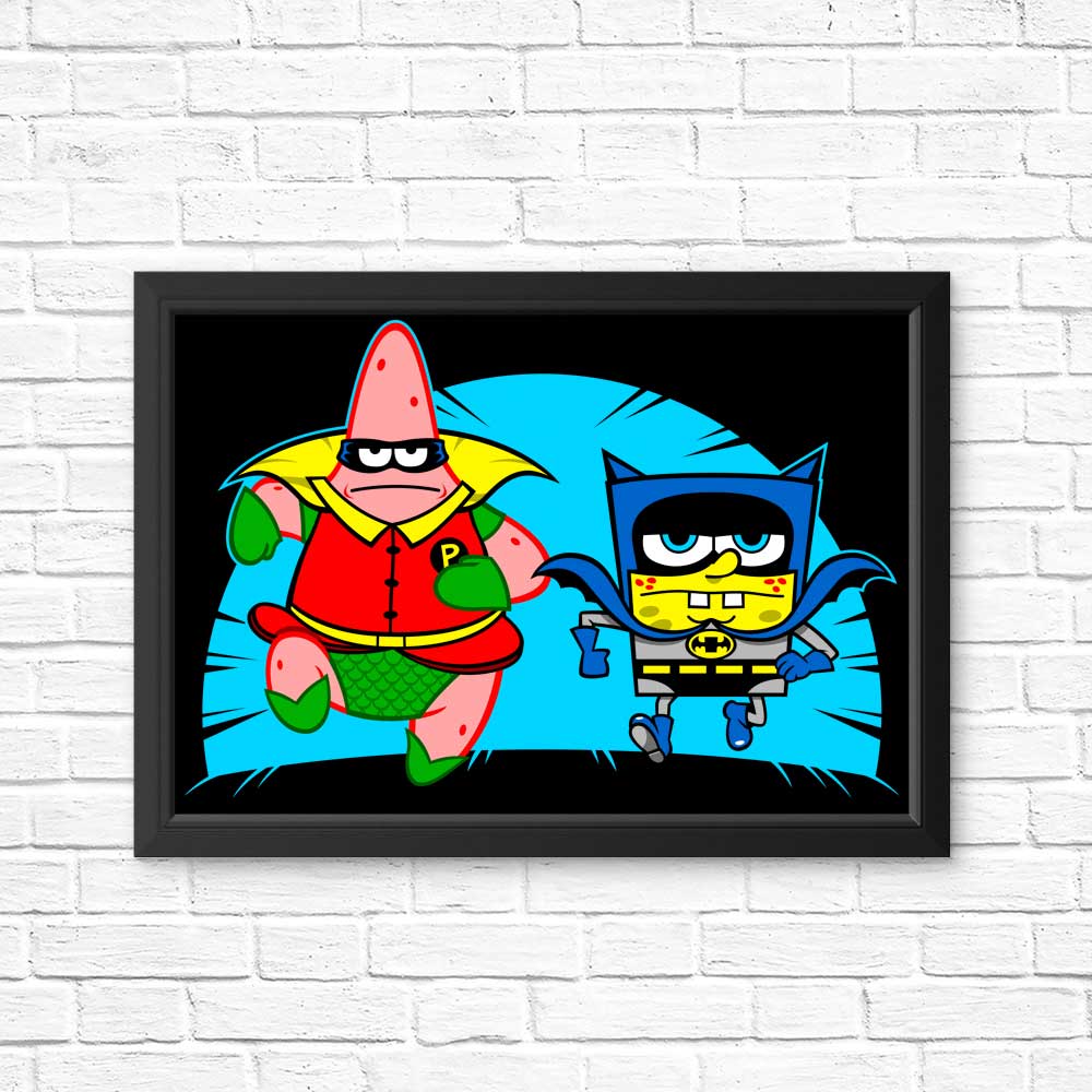 Wall Decor - Posters & Prints Featuring 'Who Lives In a Batcave Under the Sea' by Ryan Astle