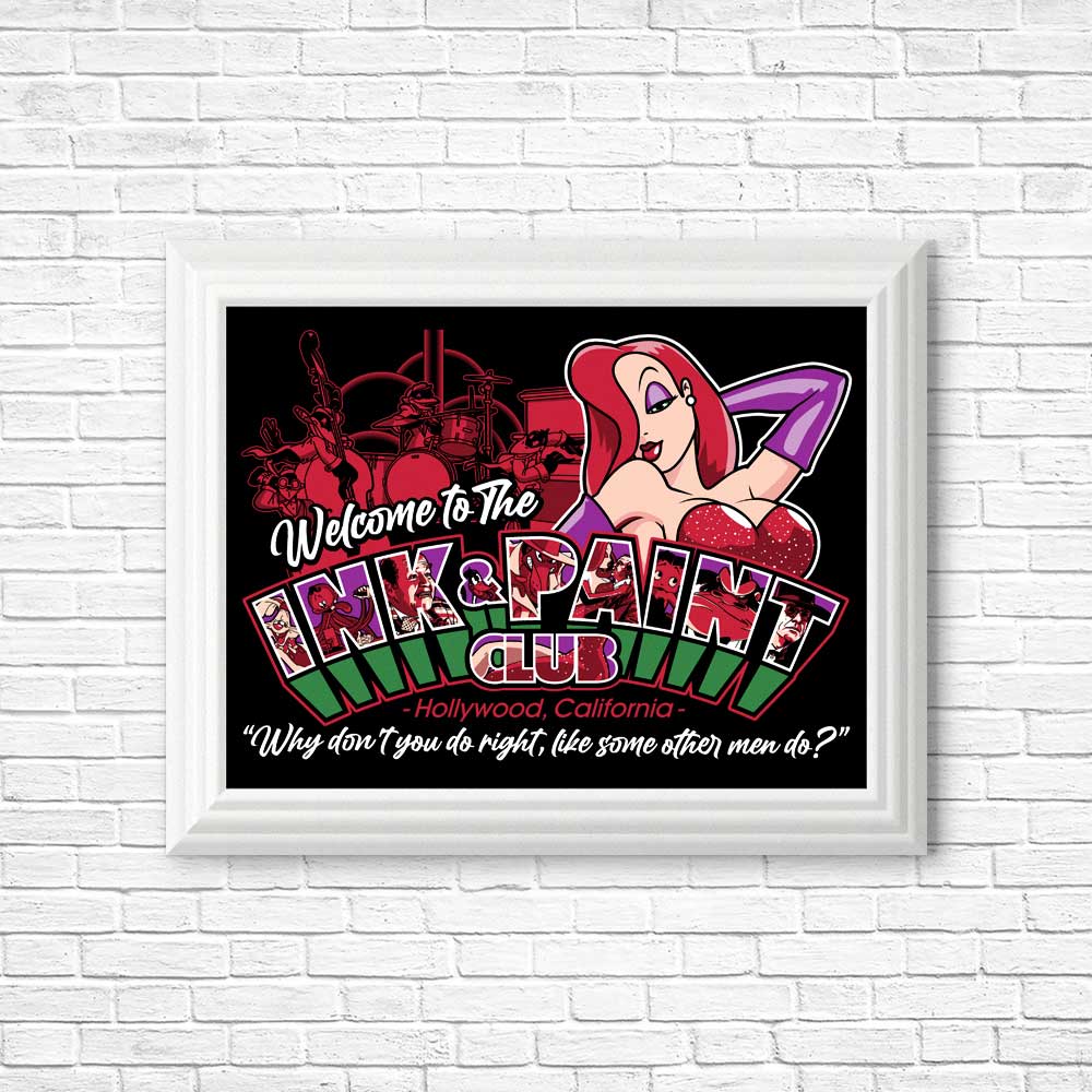 High - Quality Ink and Paint Club Posters & Prints by GoodIdeaRyan