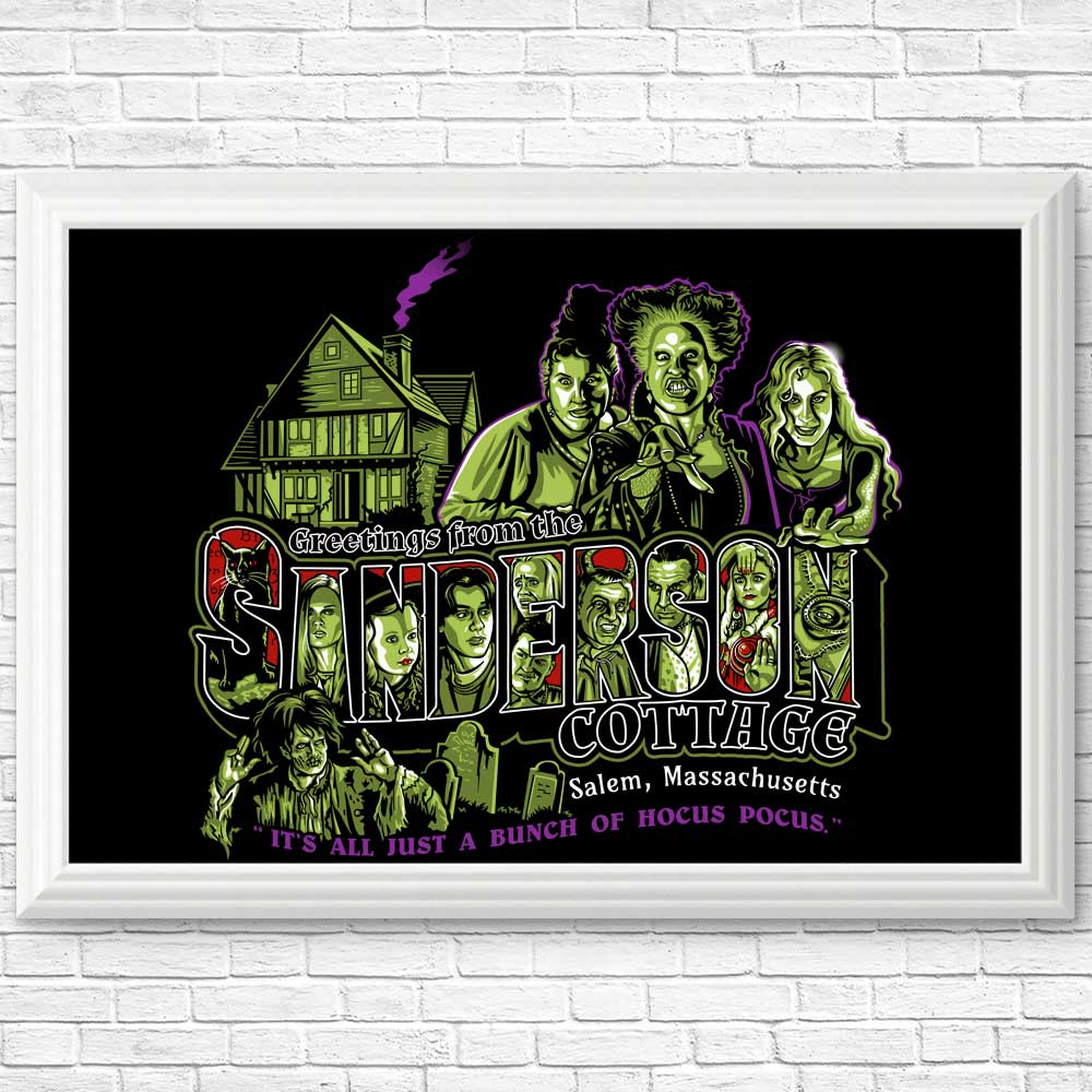 High - quality Photographic Posters & Prints of The Sanderson Cottage