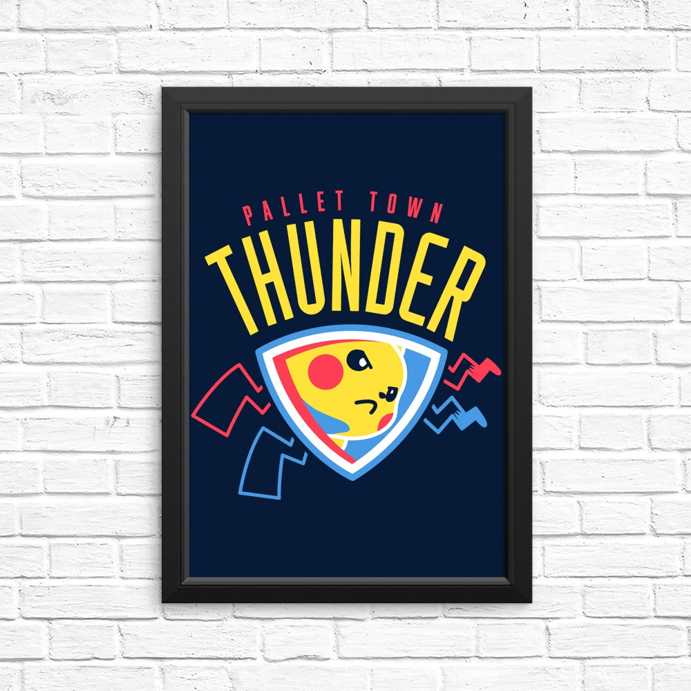 Thunderous Pallet Town - High - quality Posters & Prints