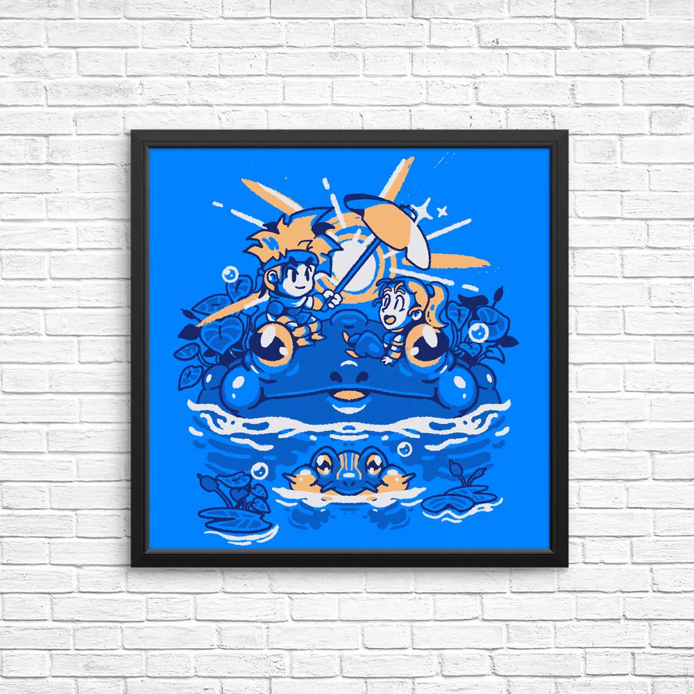 Vibrant Hot Summer Swamp Posters and Prints for Home Decor