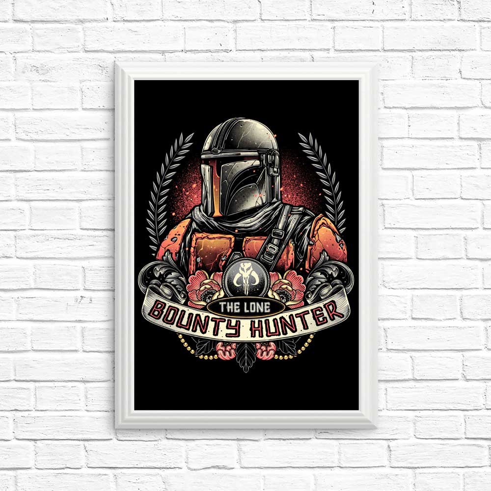 The Solitary Bounty Hunter - High - Quality Posters and Prints for Wall Decor