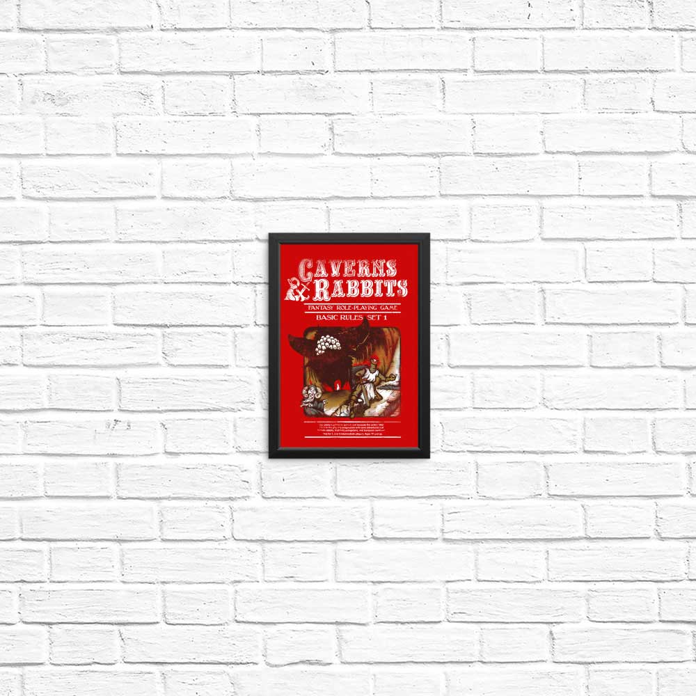 High - Quality 'Caverns and Rabbits' Posters & Prints