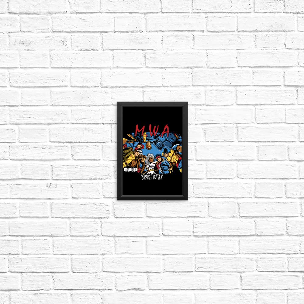 Authentic Straight Outta X Wall Posters and Prints by Aaron Morales Designs