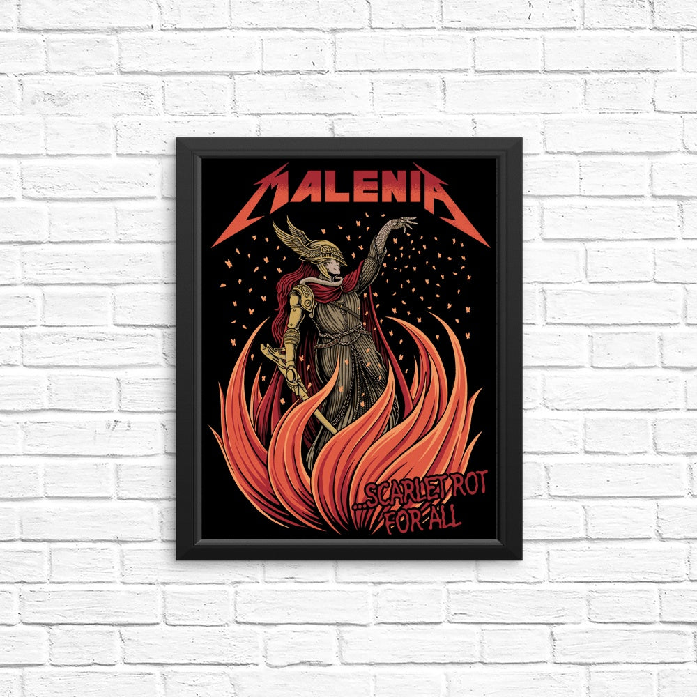 Stunning Scarlet Rot Posters & Prints for Everyone