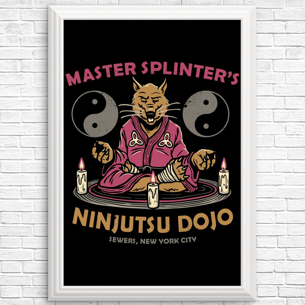 Unique Splinter's Dojo Posters and Prints by Glitchygorilla