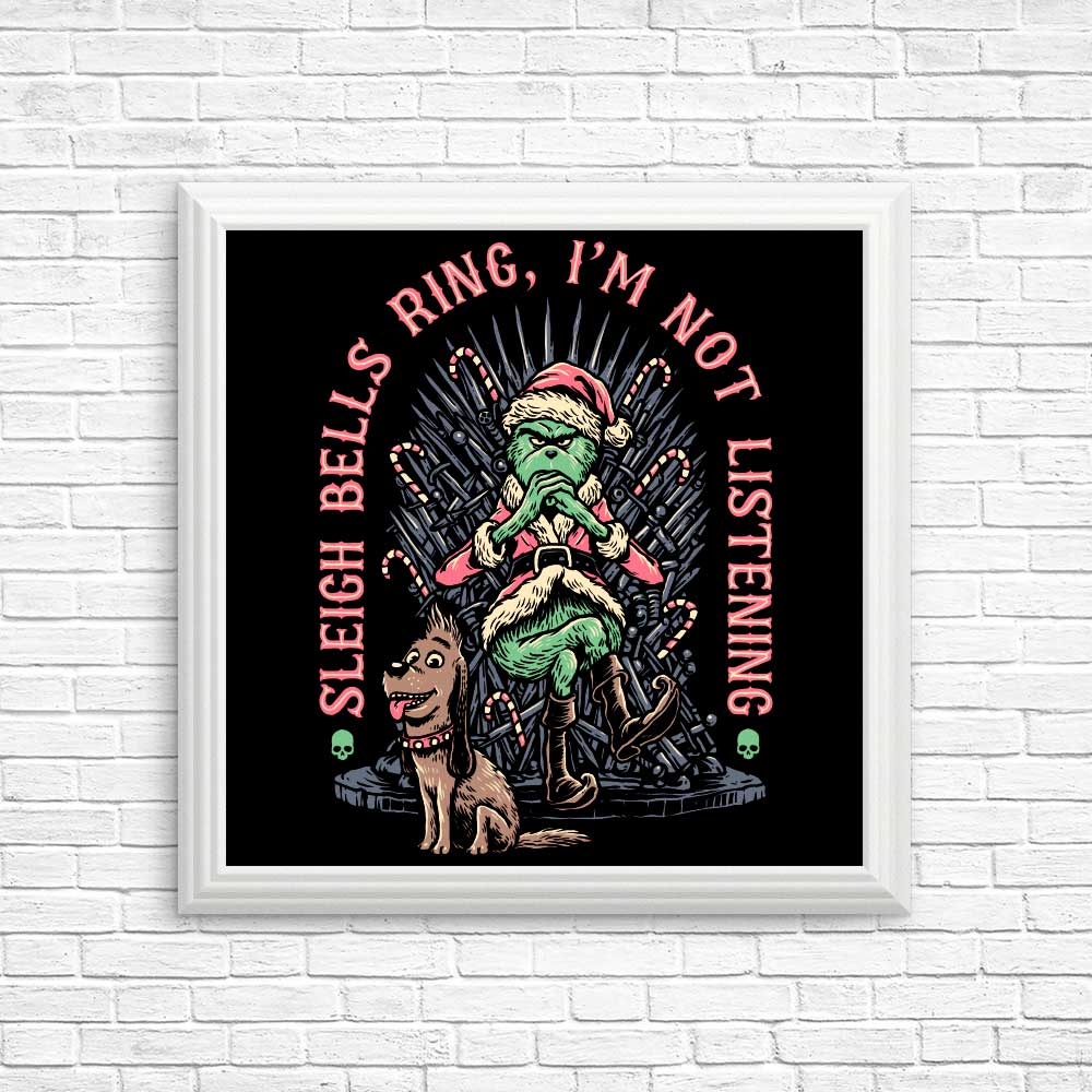 High - Quality 'I'm Not Listening' Posters & Prints by Momma Gorilla