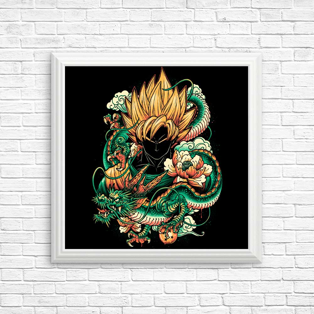Vibrant Colorful Dragon Posters and Prints for Wall Decor