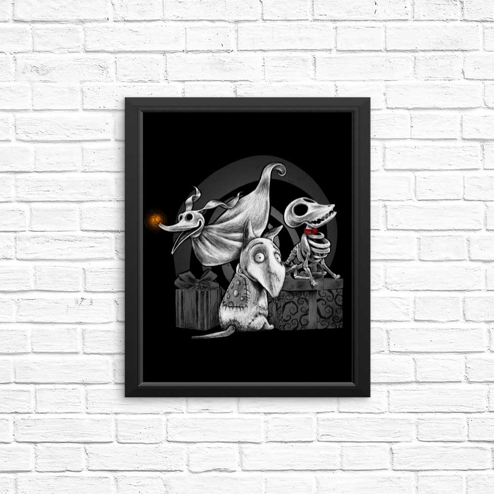 Eerie Dog Posters and Prints by ManuelDA